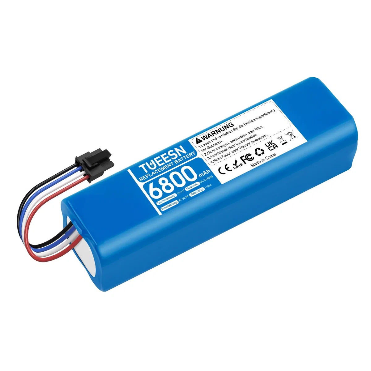 14,4 V 6800 mAh Batteria per Dreame L10s Ultra,D9 Pro D9 Max, D10/D10 Plus/D10s/L10/ L10s/Z10 Pro