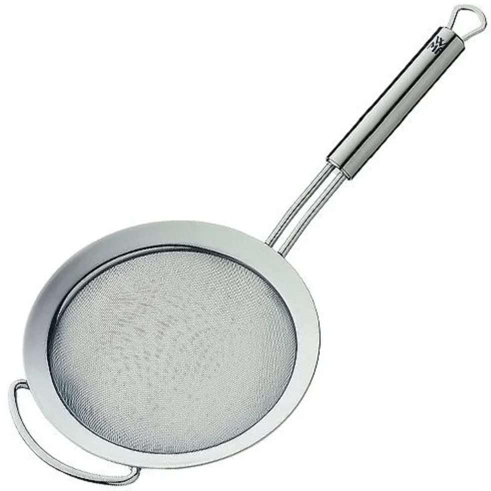 WMF Profi Plus - Colino da Cucina, 16 cm, con Rete Metallica, in Acciaio Inox Cromargan, parzialmente opacizzato, Lavabile in lavastoviglie