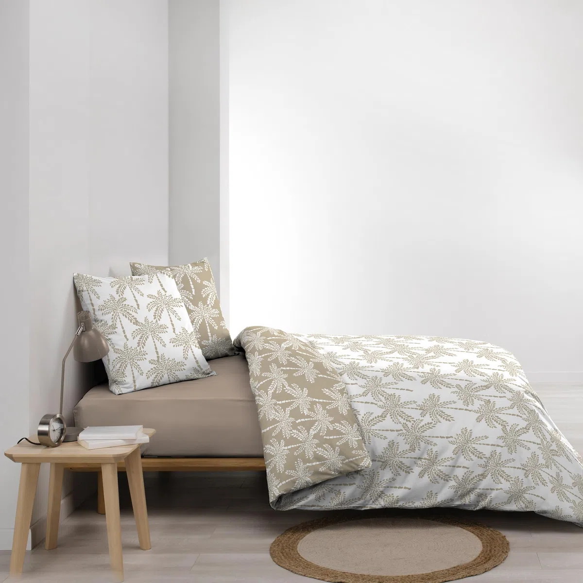 douceur d'intérieur, set da 3 pezzi (240 x 220 cm) Oliana, reversibile, 100% cotone