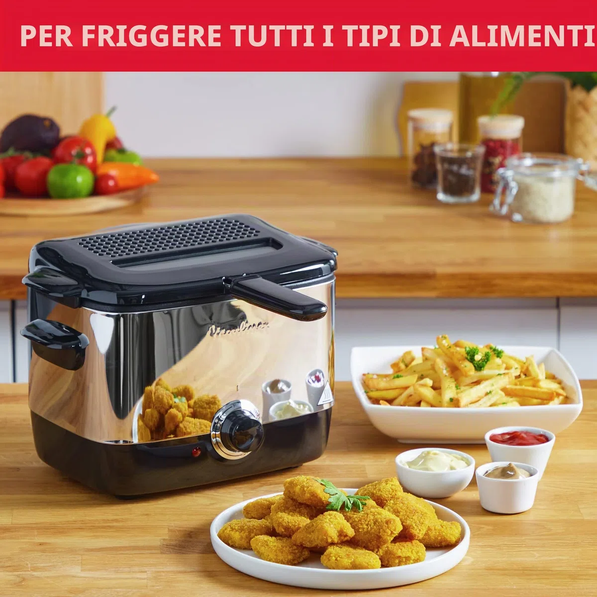 Moulinex Freidora AF 2200 Minifrito 1 L