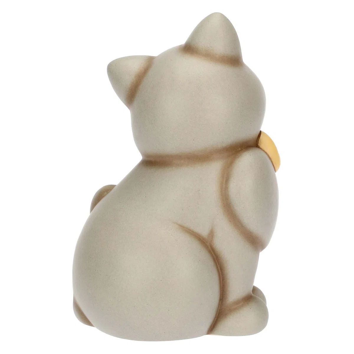 Thun Gatto Momi con Fiocco, Medio, Ceramica, Collezione Altro novità 2025, 7,5 x 6,7 x 11,4 cm
