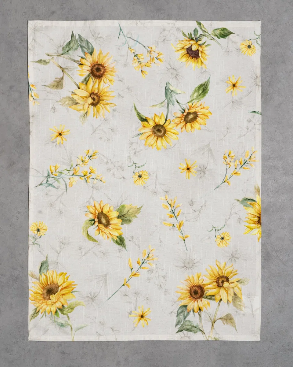 Maison d' Hermine Set di 3 strofinacci da cucina, 100% cotone, 70 cm x 50 cm, riutilizzabili, assorbenti, con anello per appendere, per cucina, sala da pranzo Primavera Estate (Candice)