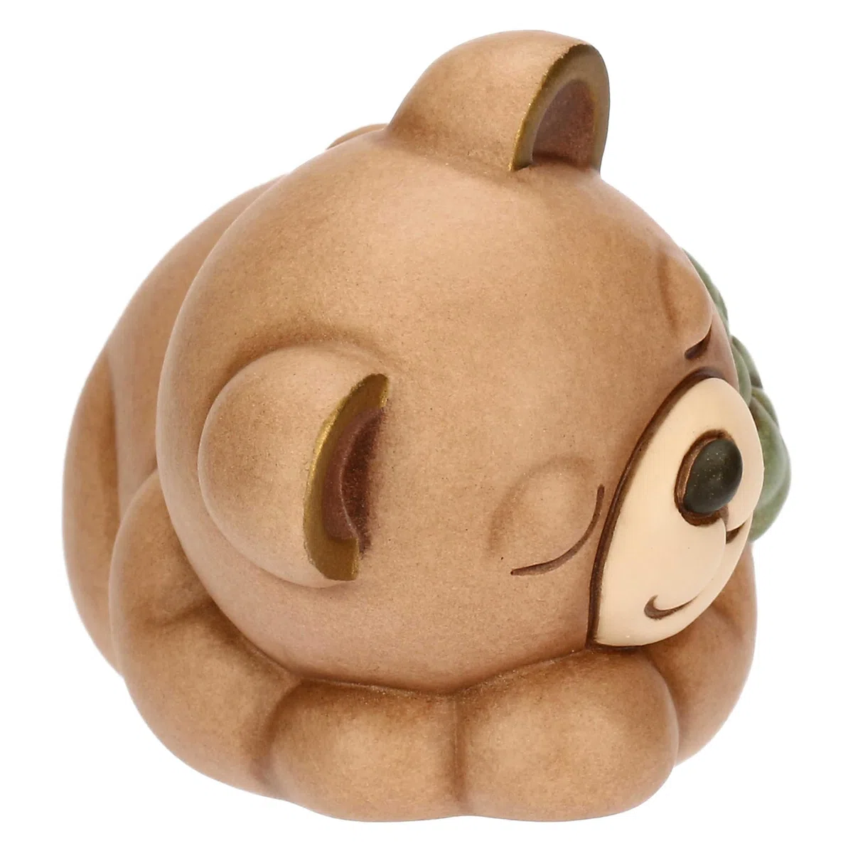 Thun Teddy con Quadrifoglio, Piccolo, Ceramica, Collezione Altro novità 2025, 10 x 5,7 x 6 cm