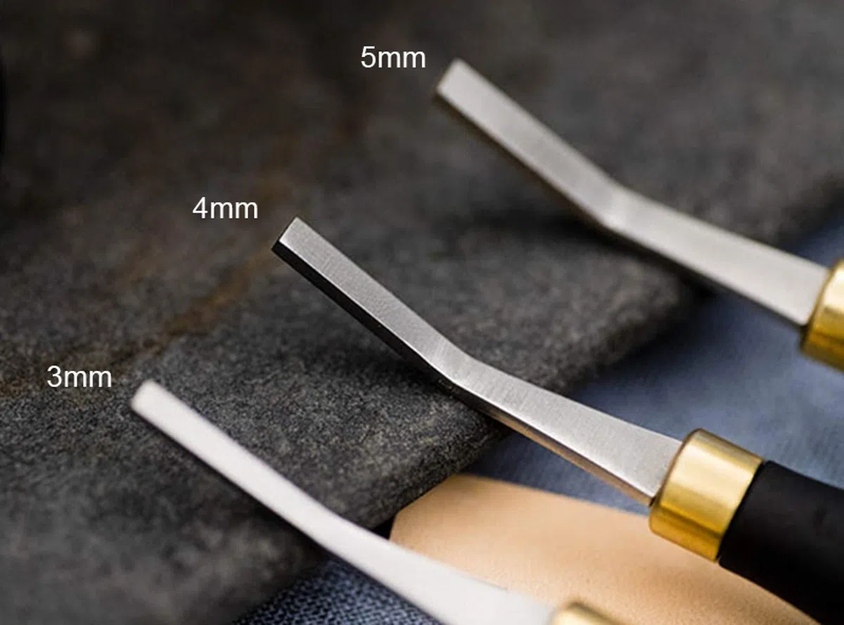 WellieSTR Set di 3 dimensioni Pro Detail Rougher File Tool,Leathercraft Tool,Craftool