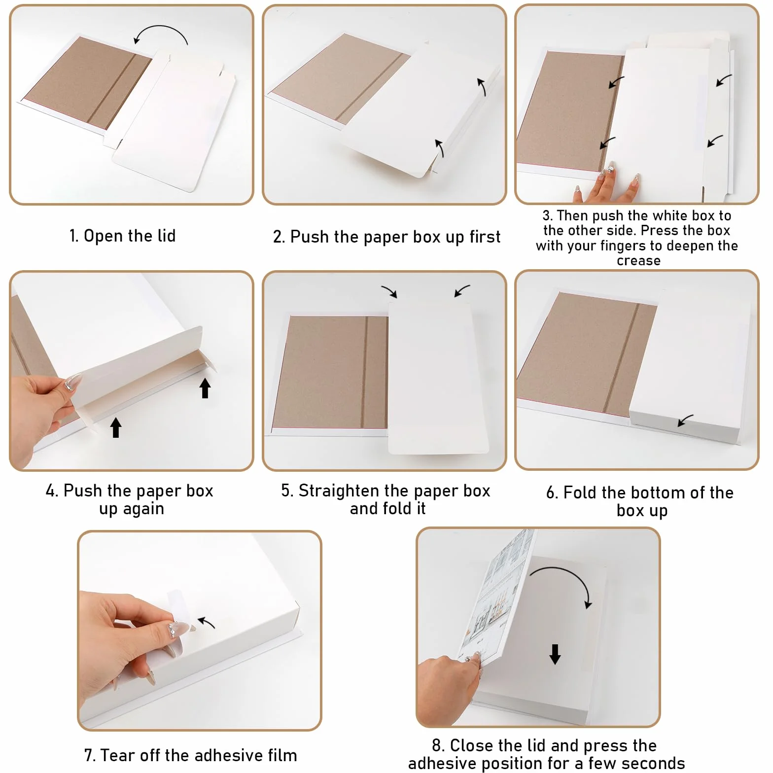 Set di 3 Libri Decorativi Pieghevoli, Finti Libri di Decorazione per Arredi Moderni per Casa, Libreria, Tavolino, Scaffali, Ufficio