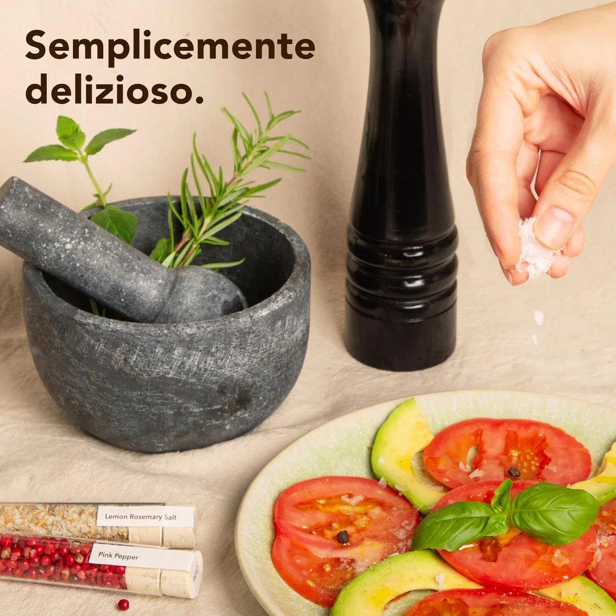 Set Regalo Sali e Spezie Gourmet | 12 Aromi Selezionati per la Cucina | 6 Sali Pregiati & 6 Spezie Esclusive | Idea Regalo Originale per Uomo e Donna