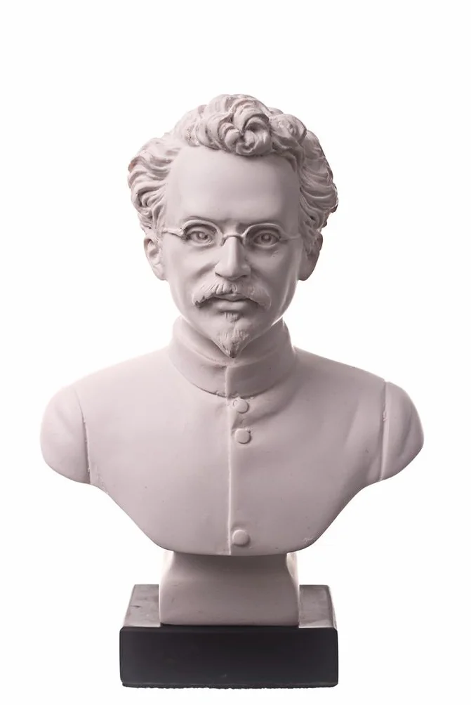 danila-souvenirs busto statua scultura in marmo del comunista russo sovietico Lev Trockij/Leon Trotsky 16 cm