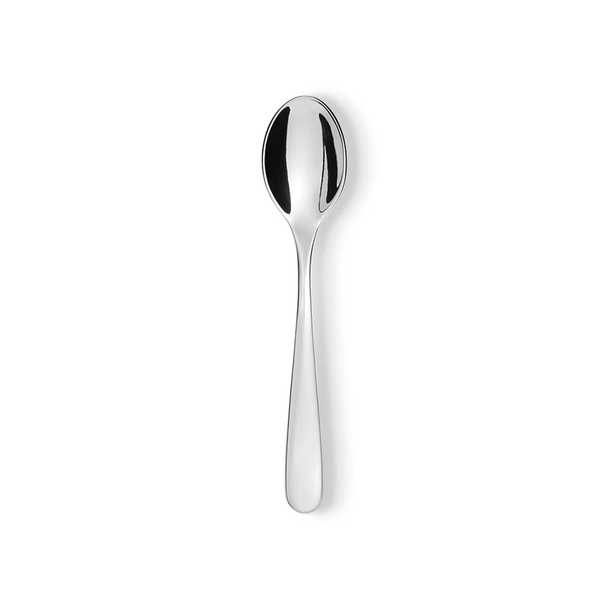 Alessi 5180/9 Nuovo Milano Cucchiaino da Moka in Acciaio Lucido, Set da 6