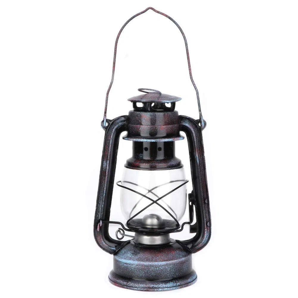 Nikou Lampada a Olio Originale, Lampada da Cherosene Classica Feuerhand Hurricane Lantern Portable Outdoor Camping Lights, 24cm