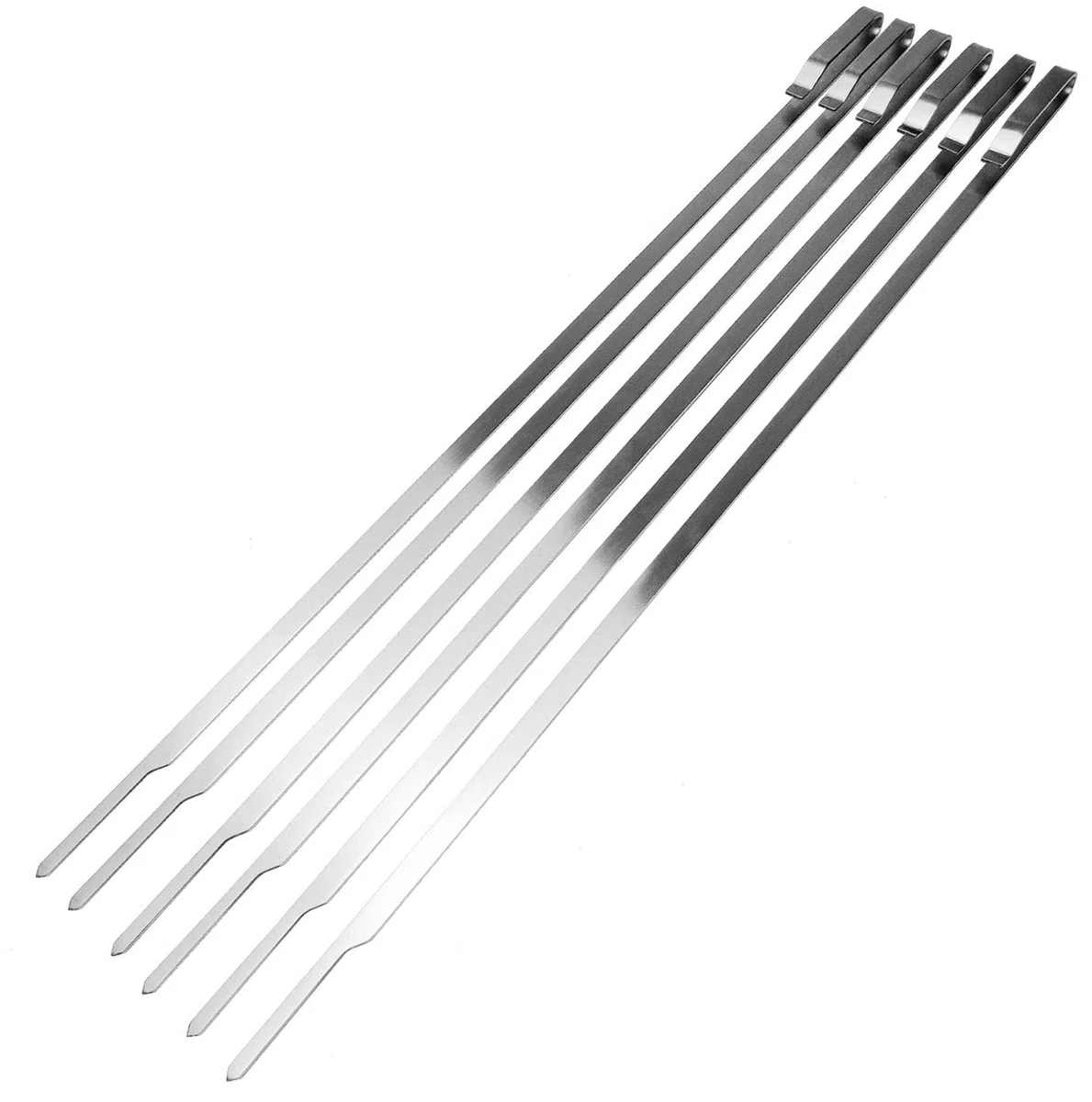 Grillfürst Grillrondell universale - Set per shish kebab per girarrosto e rotisserie, incl. 6 spiedini per shish kebab, gyros o kebab, lunghezza totale: 45 cm