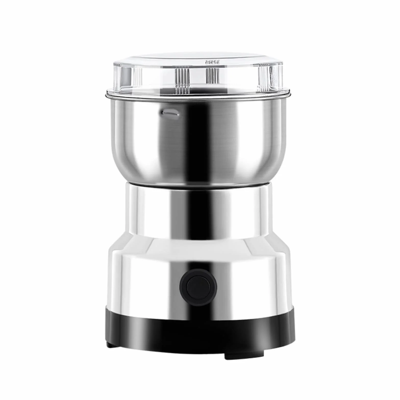 GOTOTOP Macinacaffè elettrico 100-200 W, Macinacaffè per semi di lino, pepe, spezie, sementi di caffè e altre con lame in acciaio inox, 160 x 93 mm
