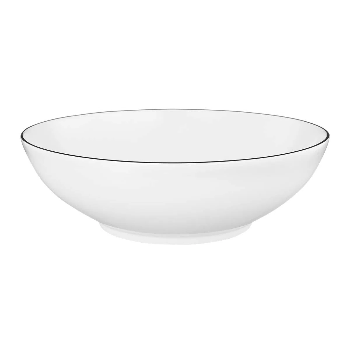 Seltmann Weiden Ciotola/ciotola – Diametro: 23,2 cm – Altezza: 7,3 cm – Lido – Forma: rotonda – 10826 Bianco – Black Line