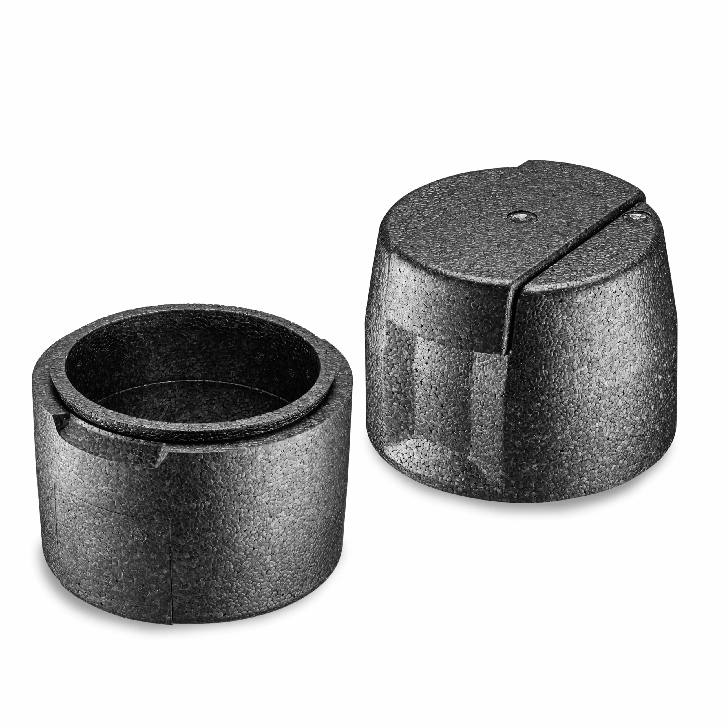 EPP-Thermobox - Boccale termico da birra, 4 pezzi, per 5 l, colore: Nero