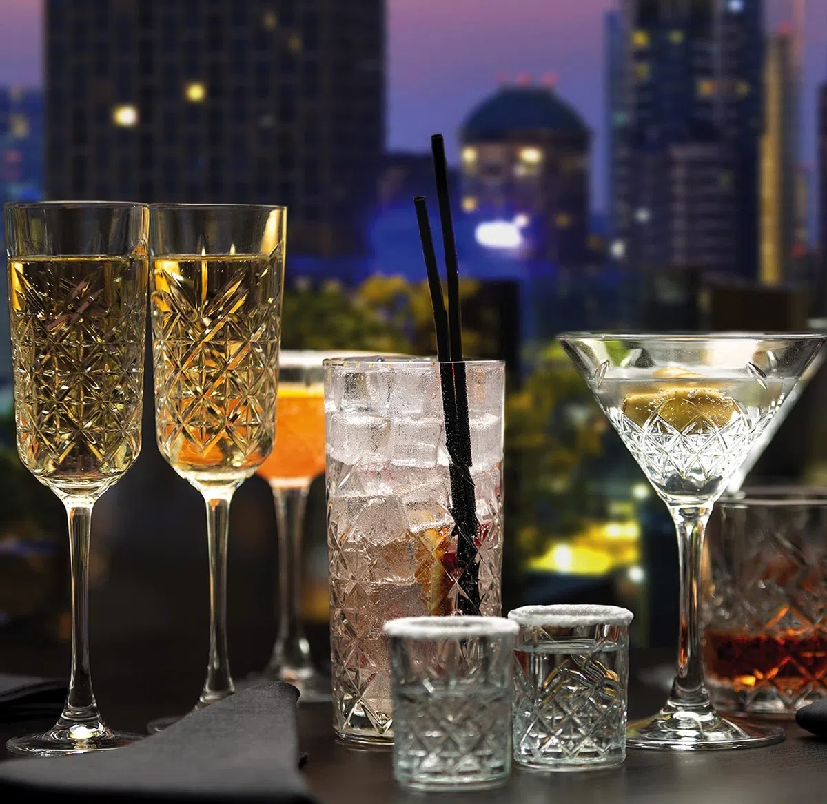Pasabahce Timeless 52820 - Bicchiere da long drink, 300 ml, confezione da 12 pezzi, colore: Trasparente