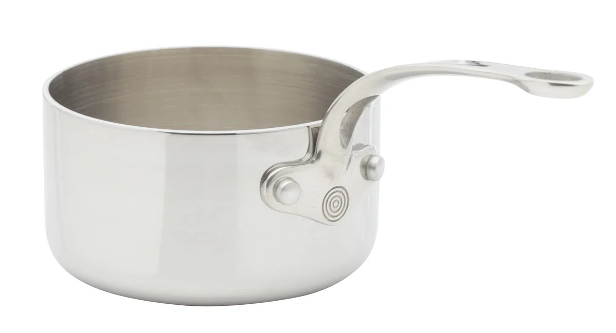 ProWare Mini padella in acciaio inox a tre strati, 9 cm