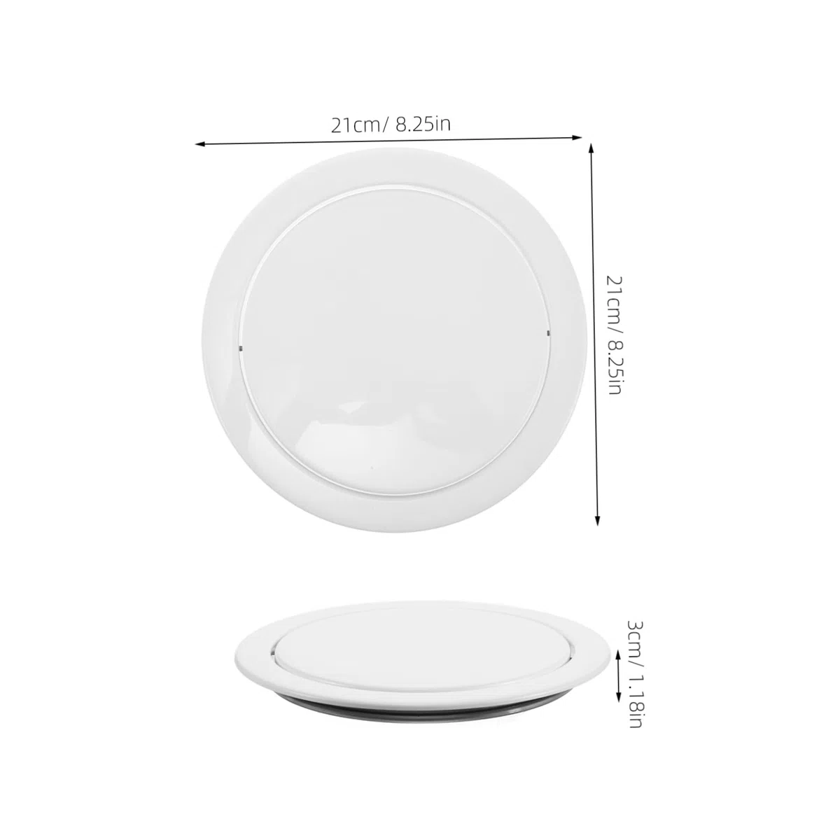 Coperchio Inossidabile della e Spazzatura Incasso per in a Bidone da Resistente Acciaio con Meccanismo Battente allo Sbiadimento di Design Elegante Piano Cucina Lavoro