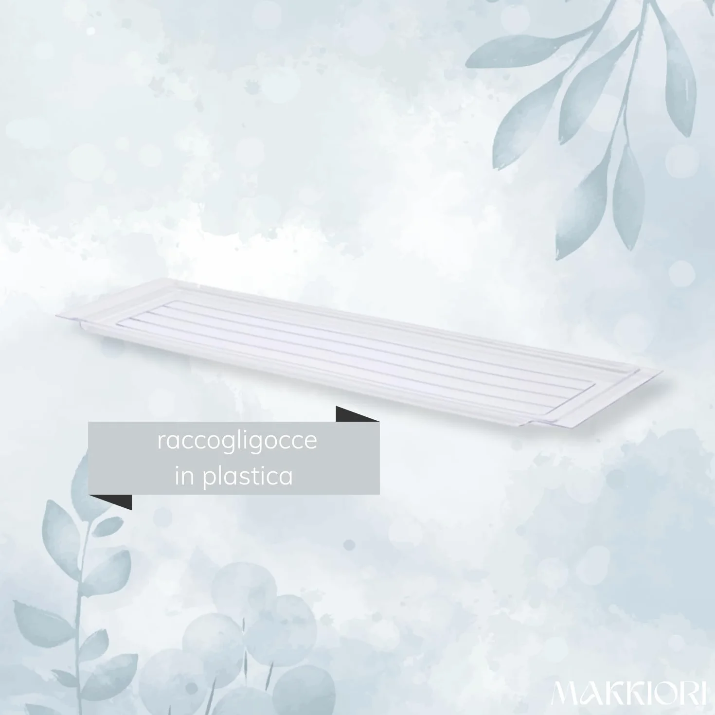 MAKKIORI Kit Scolapiatti con Telaio | Griglia piatti e bicchieri con Vaschetta Raccogligoccie per Pensili Cucina | Acciaio cromato | Kit Telaio con Staffe (86 cm per pensile 90)