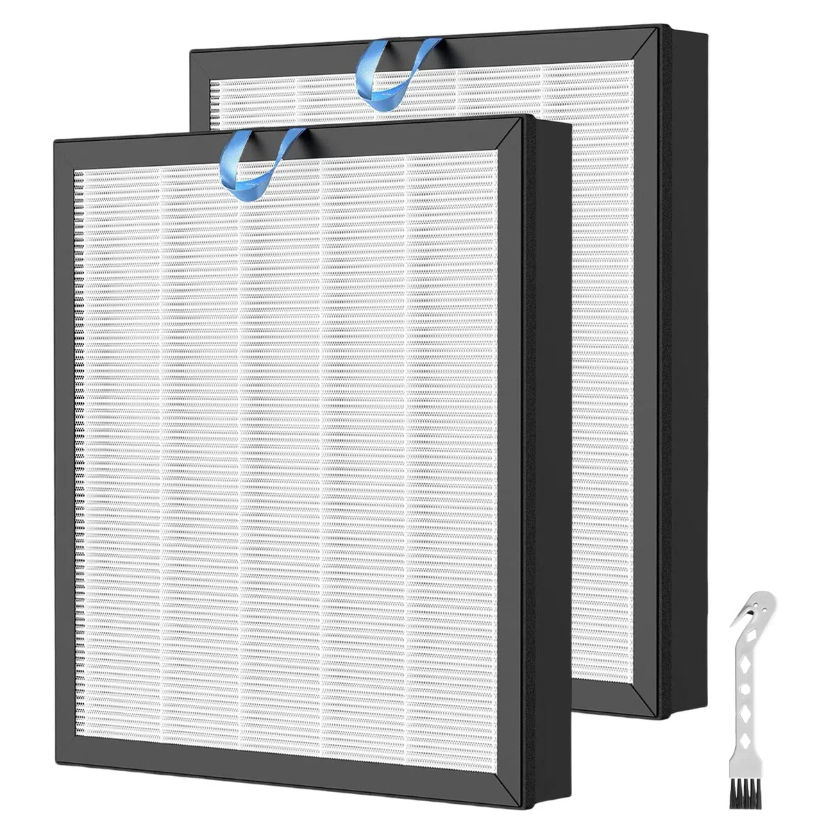 Vital 100S - Filtro di ricambio compatibile con purificatore d'aria Levoit Vital 100S 3 in 1 H13, filtro HEPA con prefiltro e filtro ai carboni attivi, 2 pezzi
