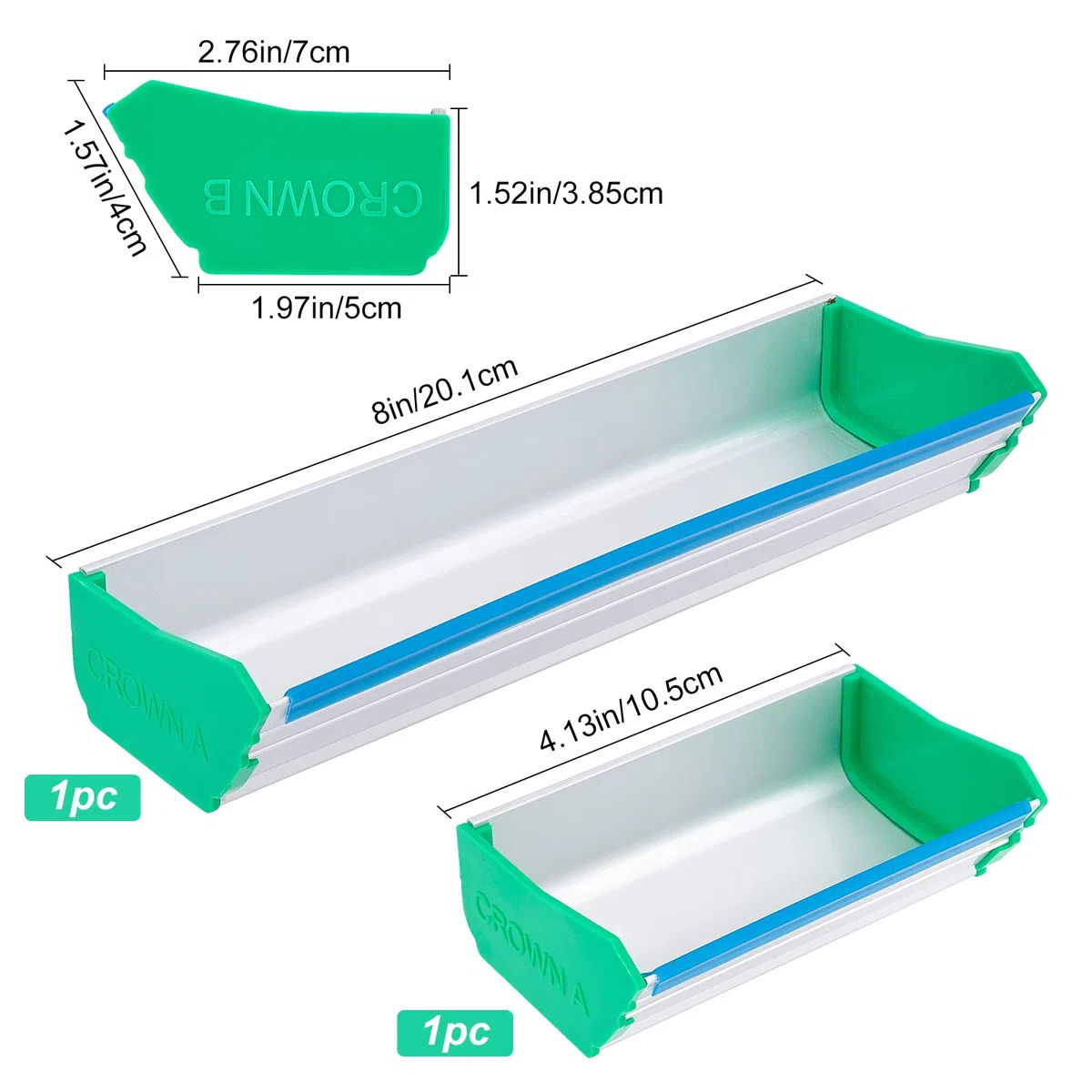 GORGECRAFT 2 Formati Emulsione Scoop Coater 4 Pollici 8 Pollici in Lega di Alluminio Dual Edge Rivestimento dello Schermo Scoop Strumento per La Serigrafia