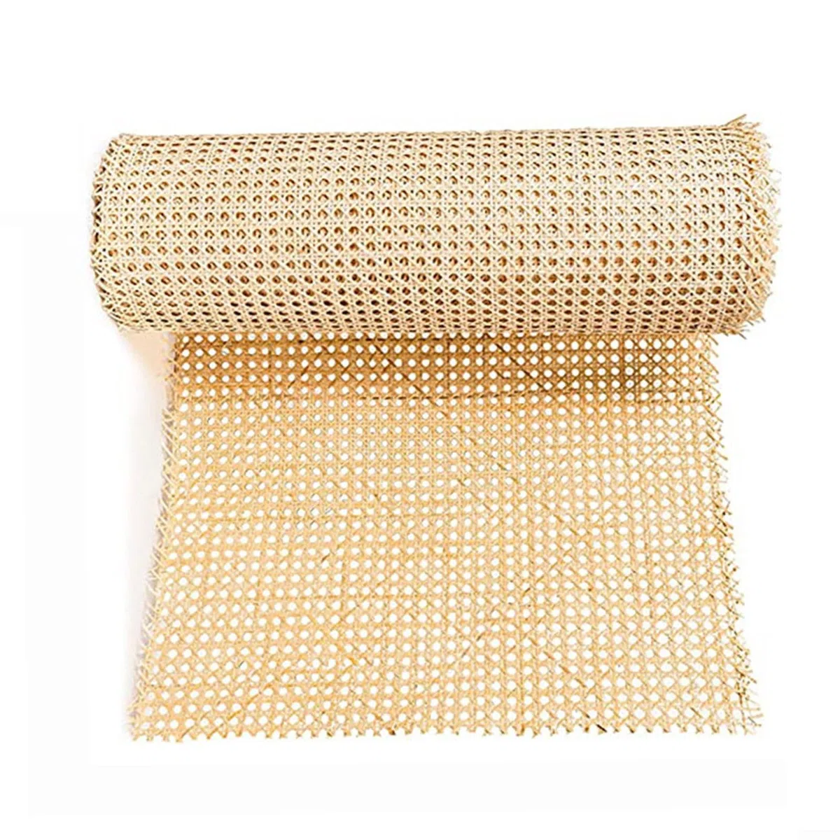 Rotolo di rete in rattan naturale, 50 x 200 cm, tessitura a mano, buona elasticità, alta traspirabilità, per fai da te, armadi, sedie, mobili e soffitti