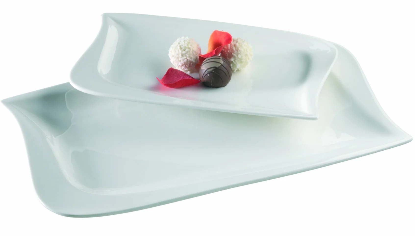 Verso by Mäser, Serie La Musica, Piatti Rettangolari, in un Set da 2 Pezzi (23cm/33cm)