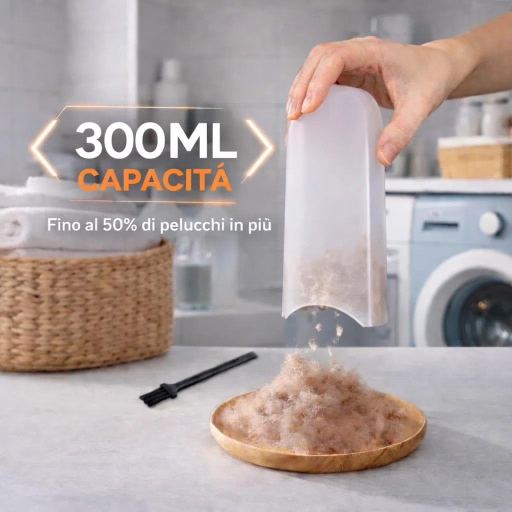 FC ZERO Levapelucchi Elettrico Ricaricabile USB con 6 Lame in Acciaio Inox, 3 Velocità, Contenitore 300ML, Rimuovi Pelucchi per Maglioni, Cappotti, Divani e Tessuti, Batteria 1200mAh, Spazzola Pulizia