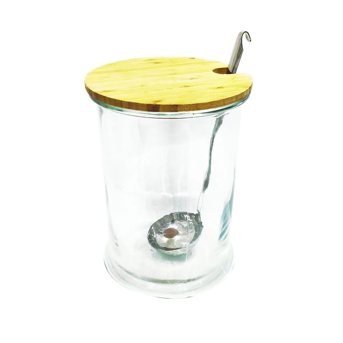 HOME DECO FACTORY Barattolo, 5 L, Trasparente/Marrone