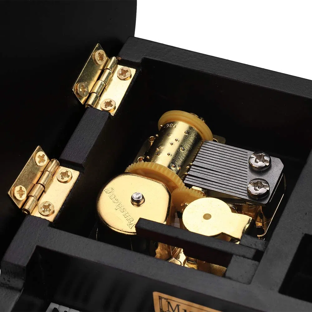 Carillon Musicale con Melodie: Castle in The Sky Carillon a Forma di Pianoforte con Piccolo Sgabello Carillon in Legno Creativo Regalo per Natale, Compleanno
