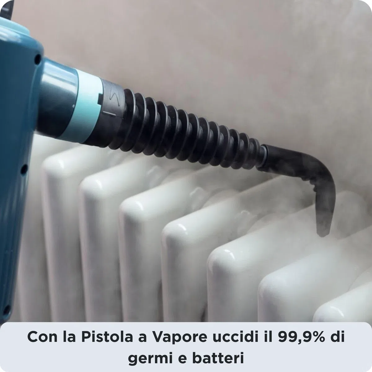 Ariete 4137 Vaporì Jet, Pistola a Vapore, Vapore pronto in 3 minuti, Pressione 3.5 bar, Kit di accessori in dotazione