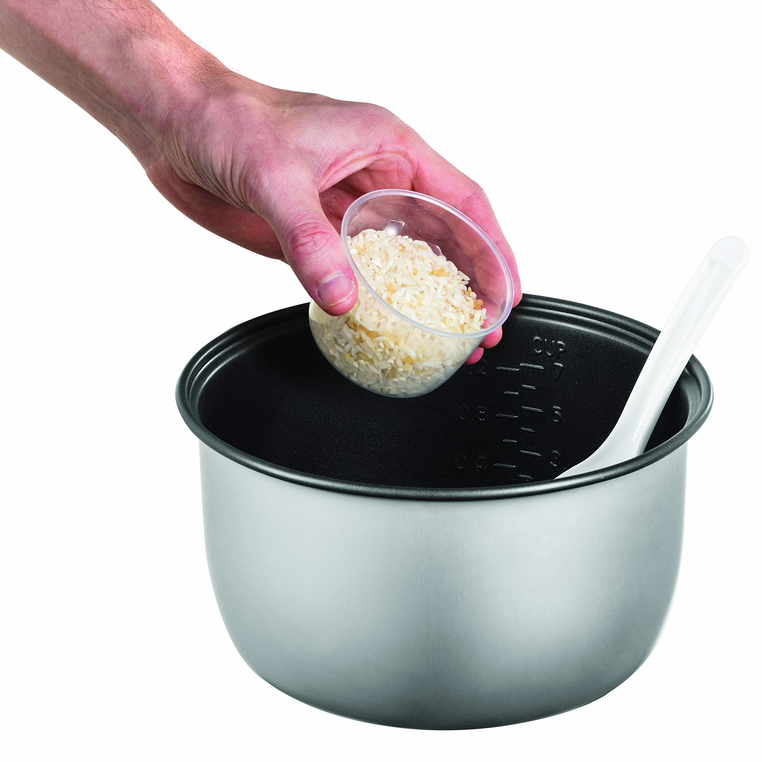 Russell Hobbs Cuociriso e Vaporiera 2 in 1, Multicottura, 6 tazze, 1.2 L, 500 W, Cesta per Carne e Verdure, Lavastoviglie ok, 27080-56 [Esclusiva Amazon]