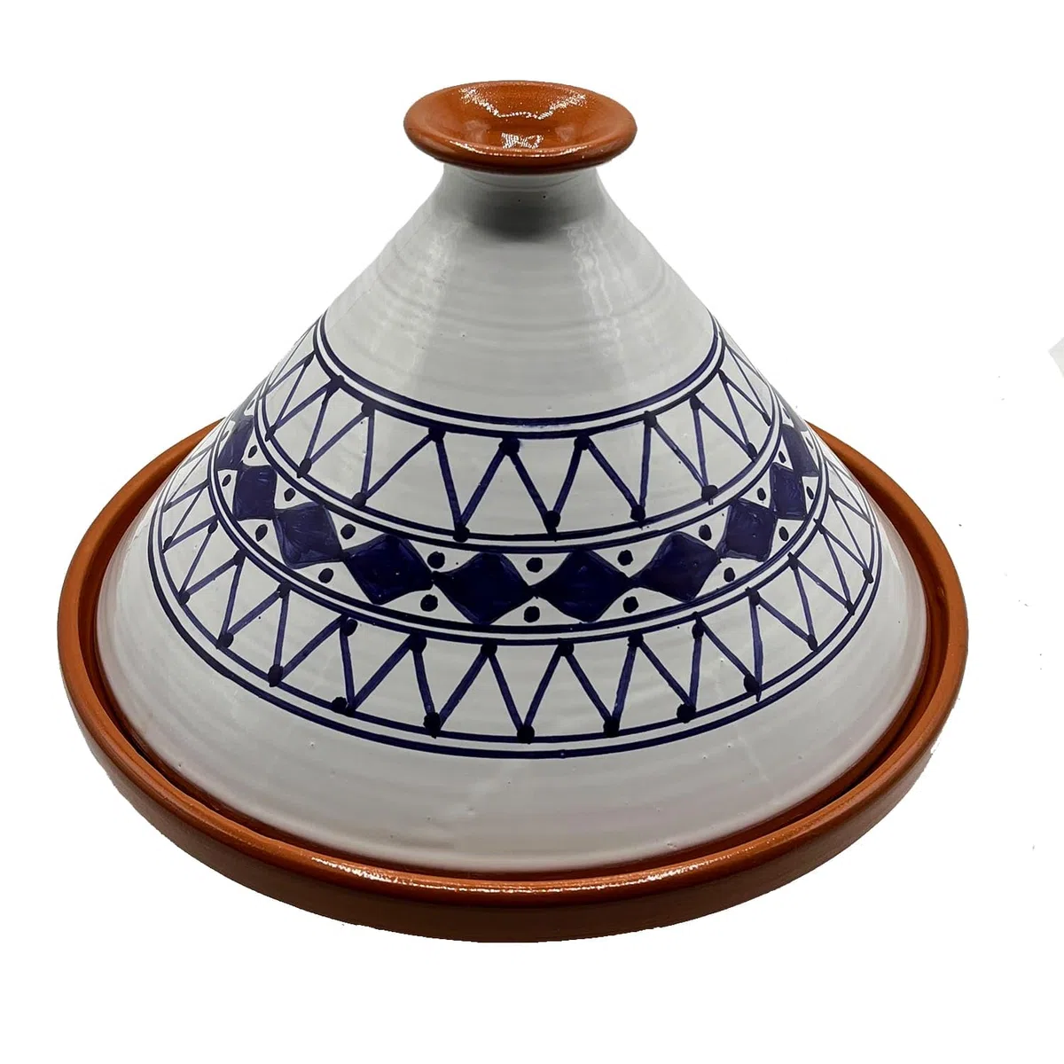 Tajine Pentola Terracotta Piatto Etnico Marocchino Tunisino XL 32cm 0212242002
