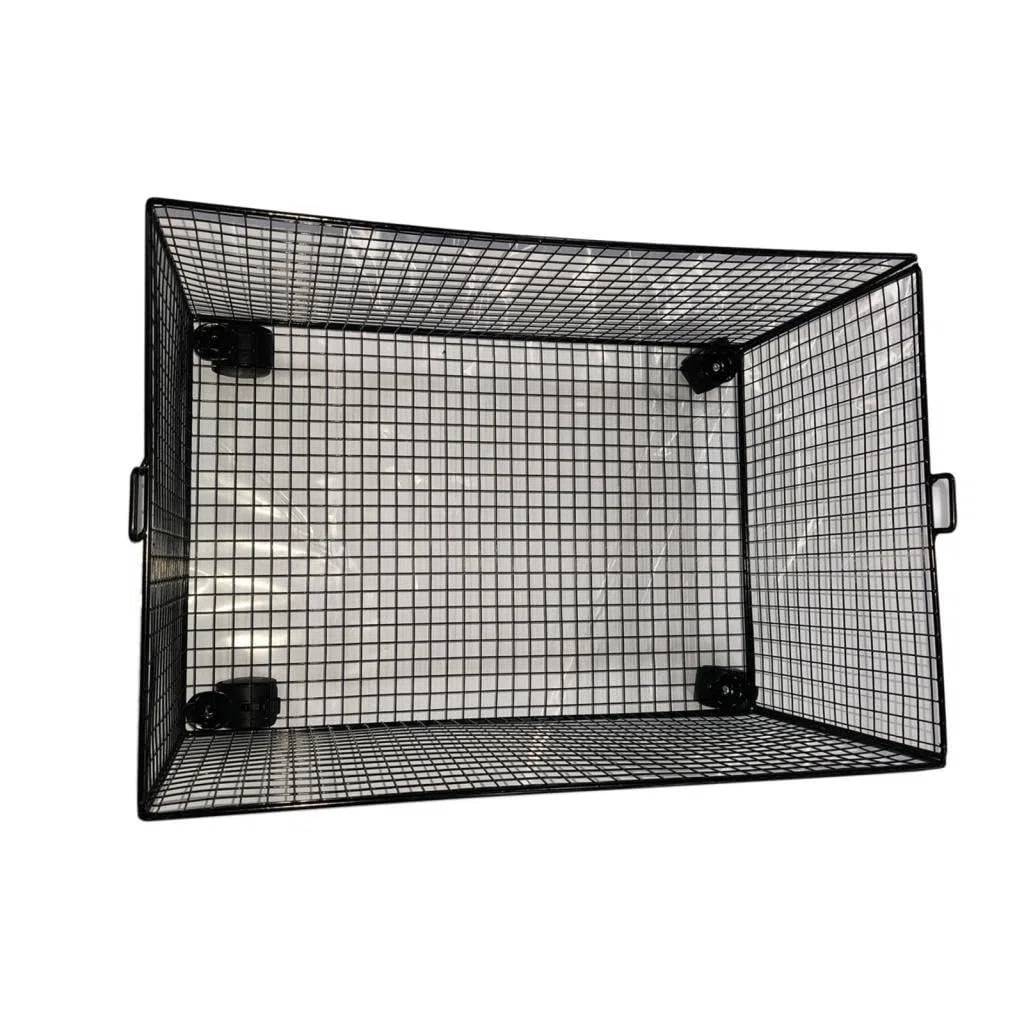 F Fityle Carrello portaoggetti sotto la scrivania, Carrello Portadocumenti in Rete con Ruote, Organizer Portatile per sospese, Giocattoli per la casa, Nero, S