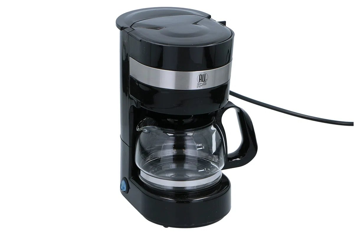 All Ride Macchina Caffè 24 Volt - Macchina Caffe Americano Accendisigari per Auto e Camion - Caffe Automatica Filtro - Funzione Mantenimento Caldo - Macchina da Caffè con Caraffa in Vetro - Nero