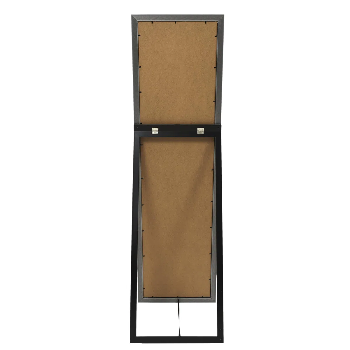 Home Deco Factory, HD4252, Specchio da Terra Nero 124 cm - Design Elegante e Pratico, Ideale per Soggiorno o Camera da Letto, Materiali durevoli, Perfetto per la Tua Decorazione Interna - Nero 124 cm