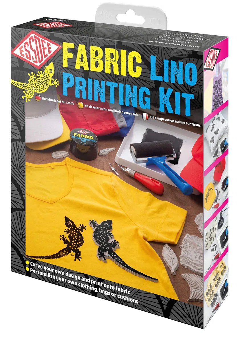 Essdee Kit di stampa Lino per tessuti