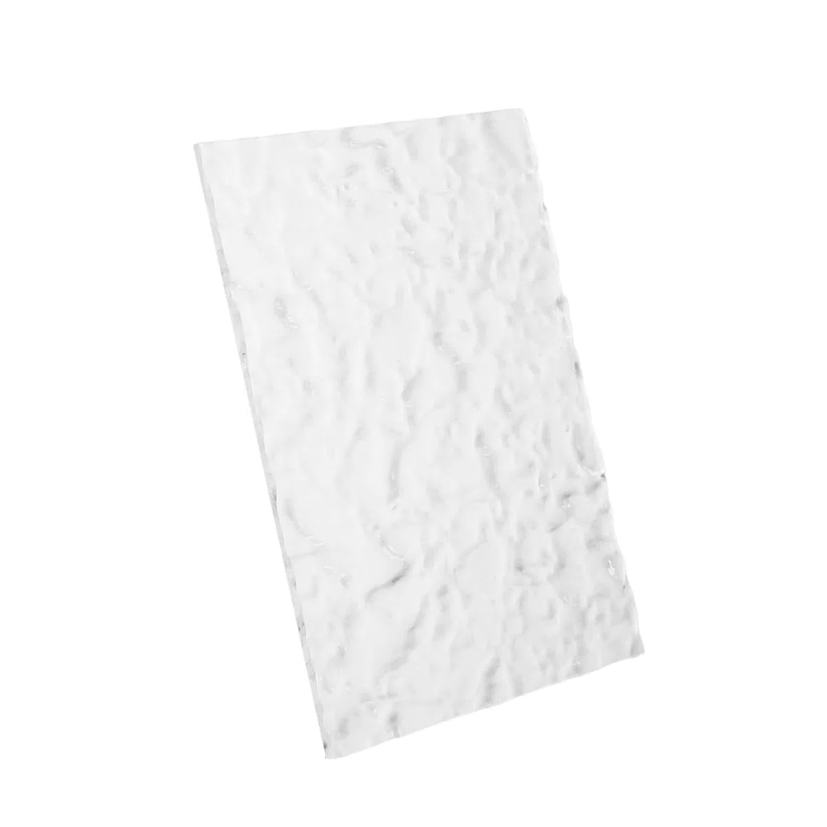 Foglio di Ondulazione Acrilica Pannelli Rettangolari Acrilici Trasparenti Pannelli di Motivo d'Acqua con Struttura in Pietra Perfetto per L'artigianato di Design Artistico,3mm,300x500mm