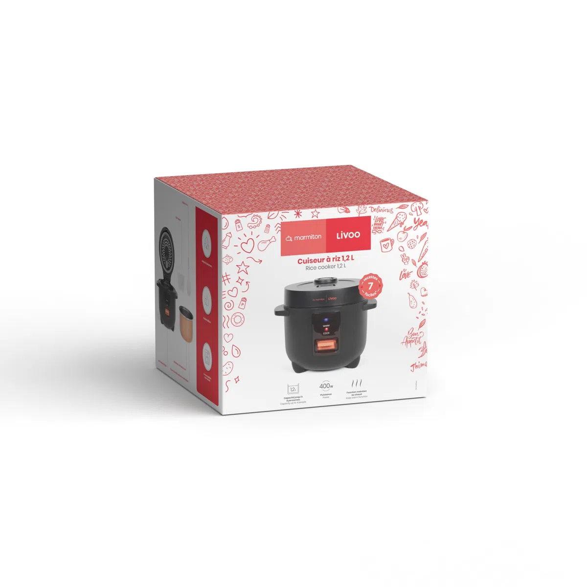 Cuocere Riso 400w 1.2l Nero - DOC298