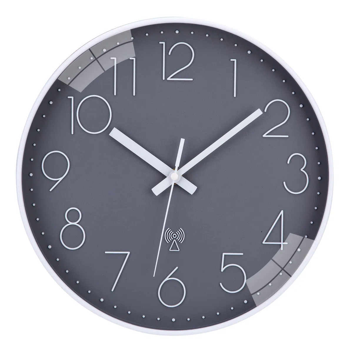 ACCSHINE Orologio da Parete Radiocontrollato 30cm Orologio da Parete Moderno Silenzioso Senza Ticchettio Semplice Classico Orologio al Quarzo per Camera da Letto, Scuola, Ufficio, Soggiorno, Cucina