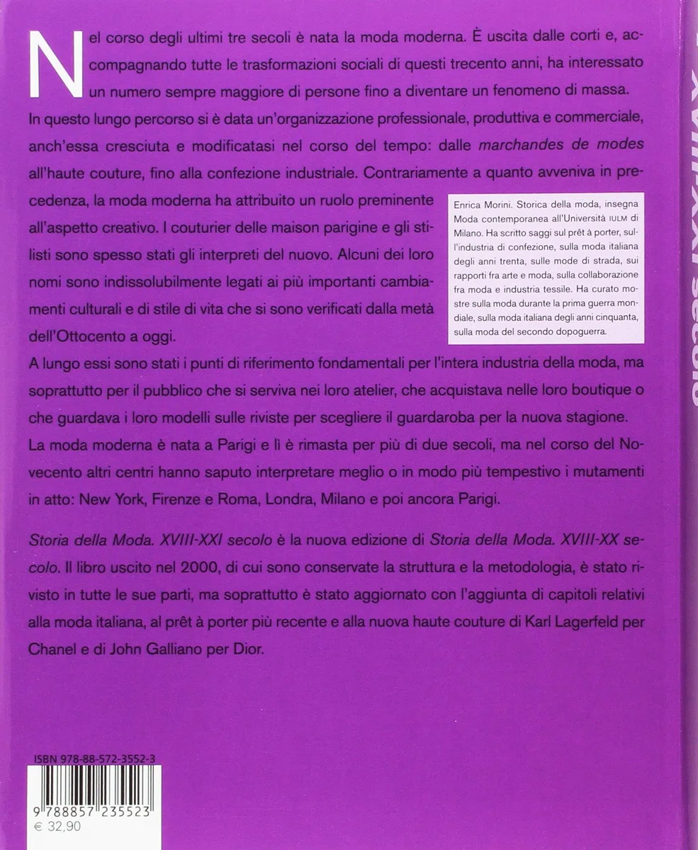 Storia della moda XVIII-XXI secolo