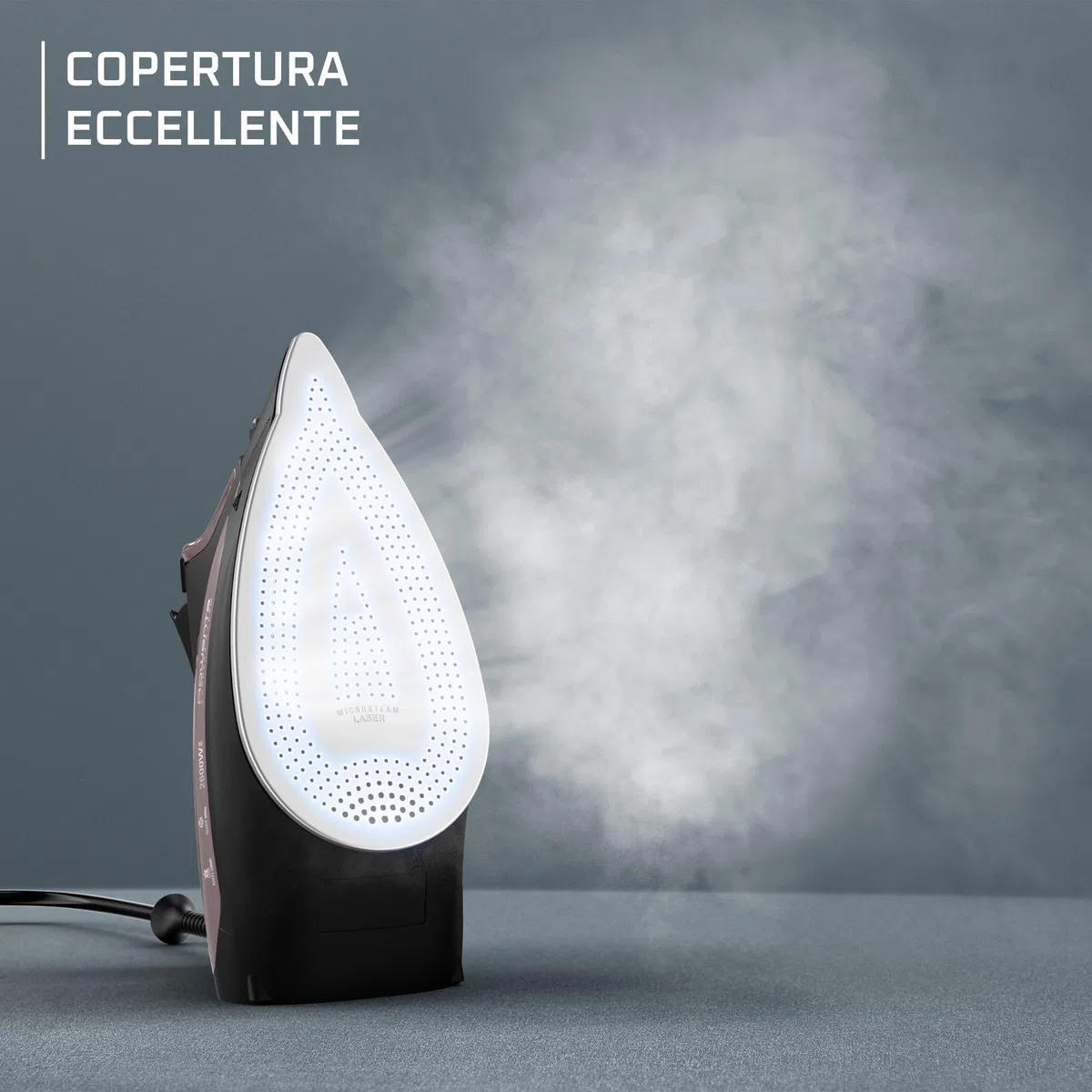 Rowenta DW4345 Express Steam Ferro da Stiro a Vapore, 2600W, 250 ml, Colpo Vapore 200 g/min, Piastra in Acciaio Inox, Sistema Anticalcare, Impugnatura Ergonomica, Protezione Antigoccia, Modalità Eco