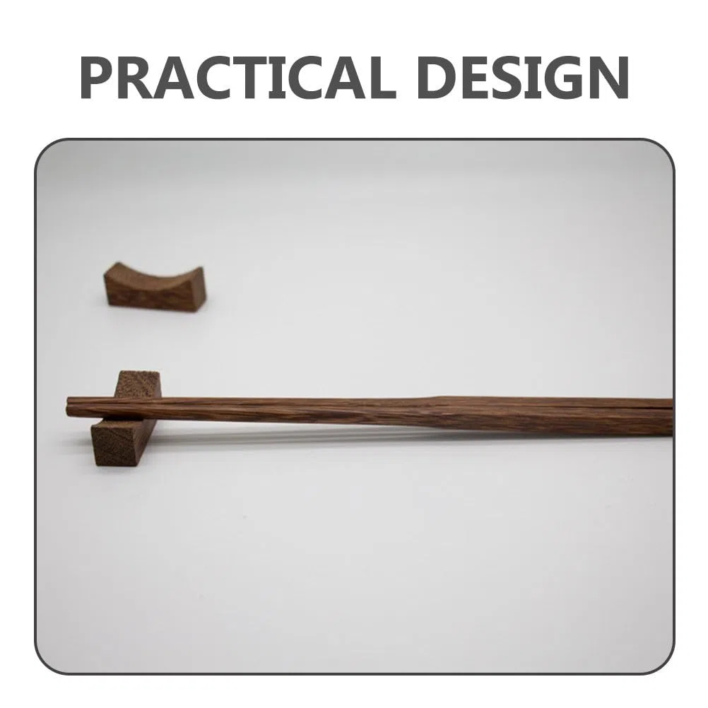 PRETYZOOM 60 Pz poggia Bacchette in Legno portaposate poggiaposate Porta forchetta Porta stoviglie per la casa poggia Posate Stile Giapponese poggia Cucchiaio Ornamenti wengé