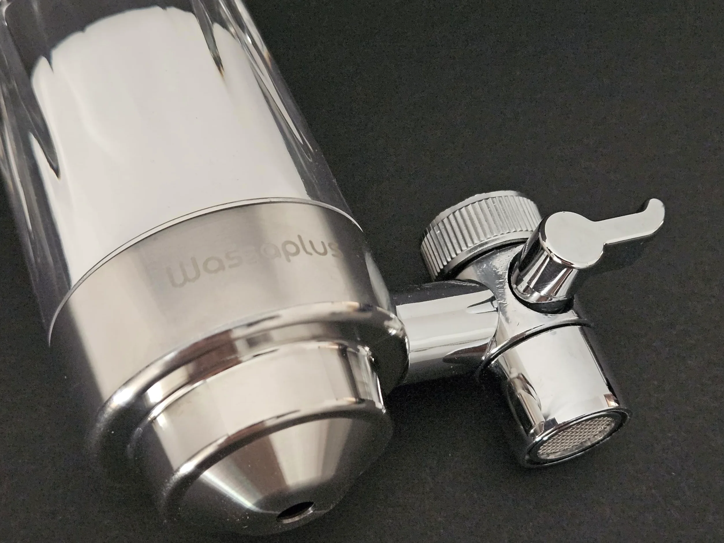 Super Core: Filtro per rubinetto in acciaio inox – Purificatore d'acqua ecologico – Rimuove cloro, batteri, ossido, microplastiche e migliora il gusto dell'acqua