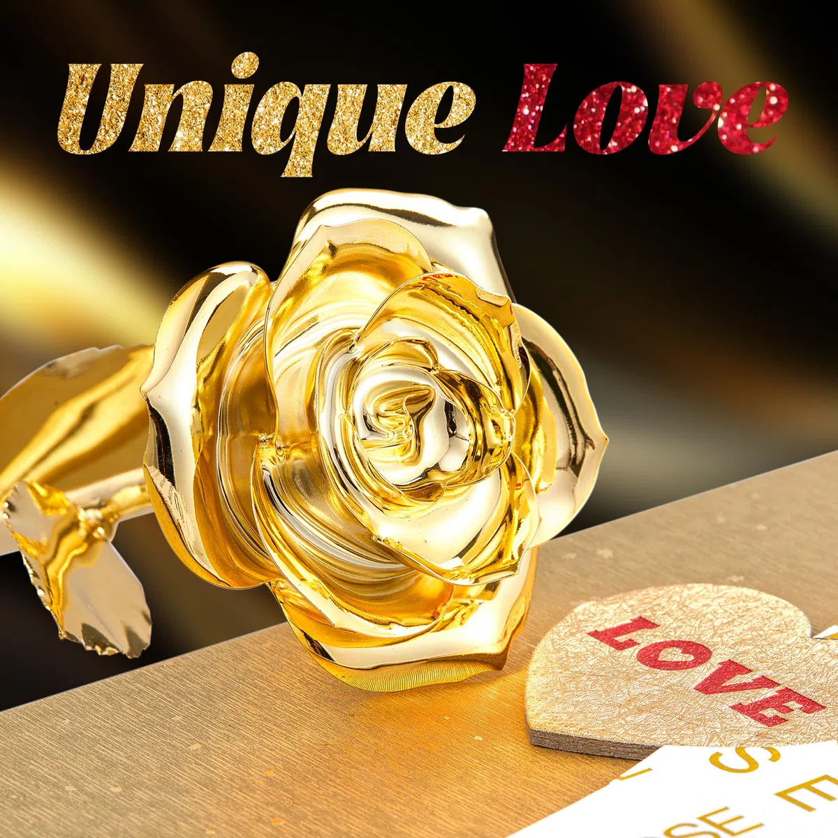 Mikasol Gold Dipped Real 24K Gold Rose, Flower Immersa A Mano In 24K Regali Romantici Della Rosa Per Le Donne In Sua Moglie Fidanzata Compleanno Anniversario San Valentino Festa Della Mamma Natale