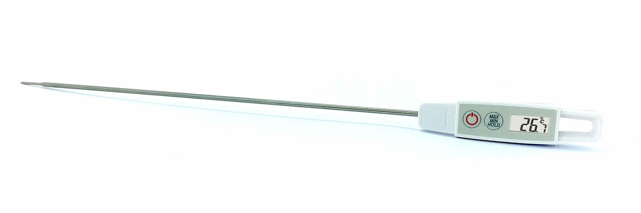TFA Dostmann Termometro digitale con sonda extra lunga, veloce e preciso, versatile, L 24 x L 19 x H 400 mm