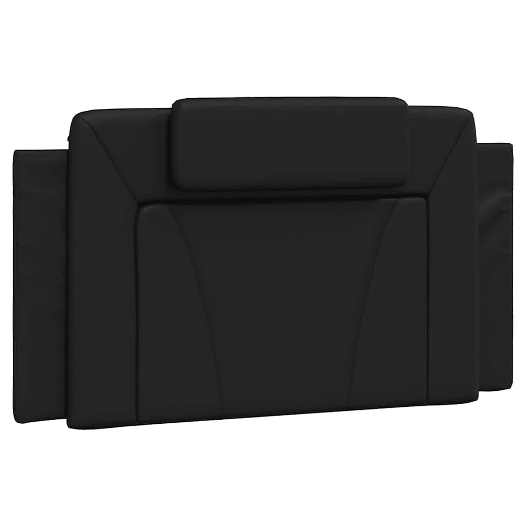 vidaXL Cuscino Testiera Viana Nero 100 cm in Similpelle