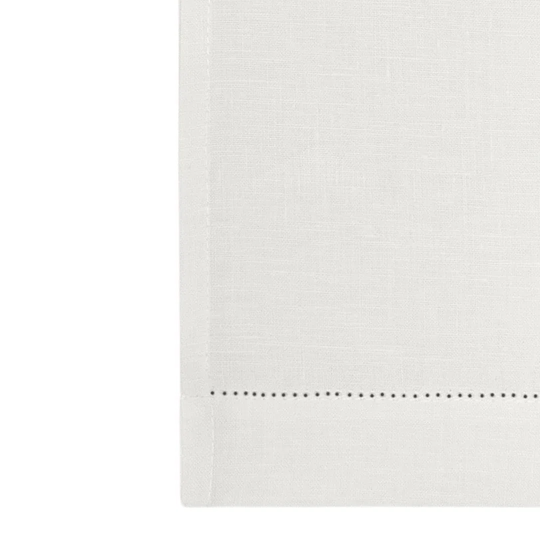 Cuore di lino - Asciugamano leggero per il viso in puro lino 100% Made in Italy Ajour Bianco Ottico (60x100cm)