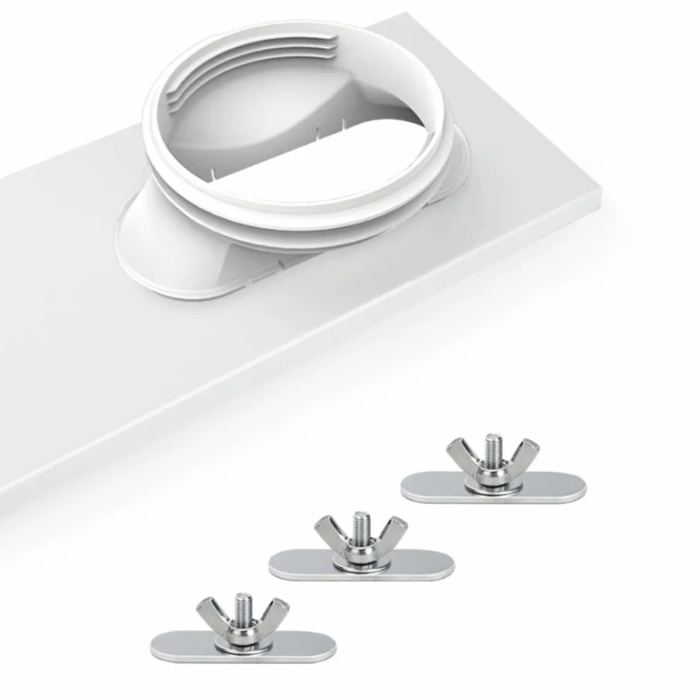 Pannello di guarnizione per finestre per climatizzatori mobili, set di finestre regolabile, tubo di scarico, climatizzatore portatile, guarnizione per finestre scorrevole, ventilazione AC