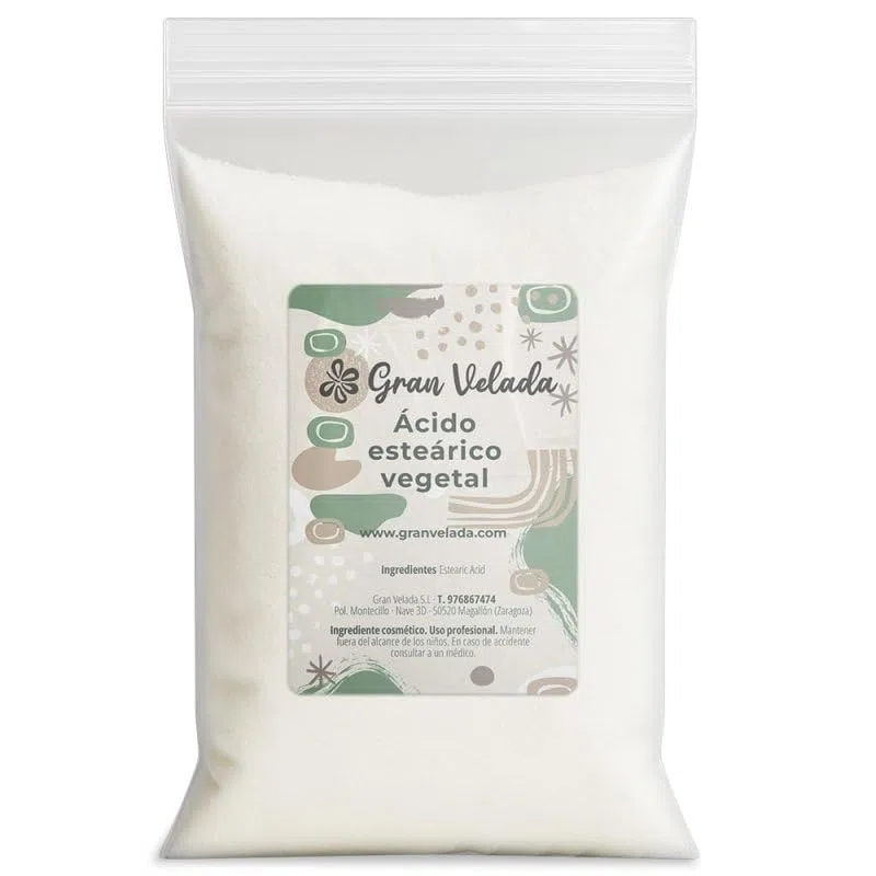 Gran Velada Acido stearico vegetale 5000 g | indurente naturale per saponi e candele | addensante per creme cosmetiche | Origine 100% vegetale | Ideale per cosmetici fai da te