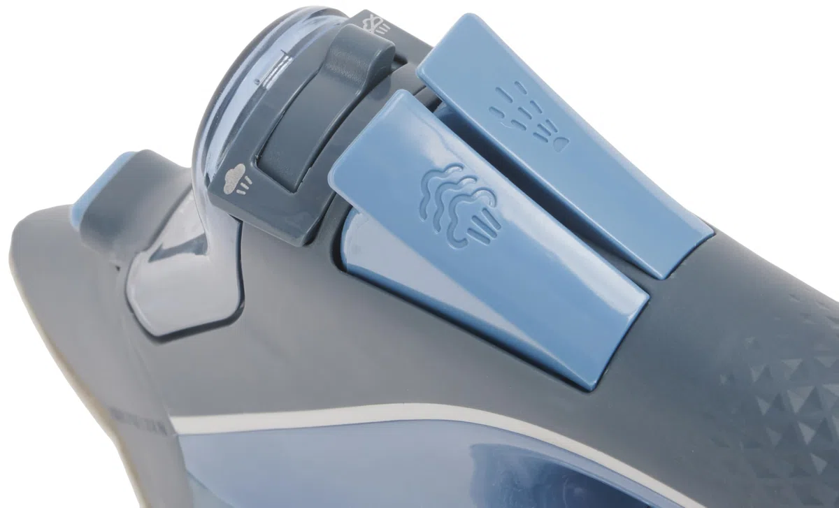 Rowenta DW4320 Express Steam Ferro da Stiro a Vapore, 2500W, 250 ml, Colpo Vapore 160 g/min, Piastra in Acciaio Inox, Sistema Anticalcare, Impugnatura Ergonomica, Protezione Antigoccia, Modalità Eco