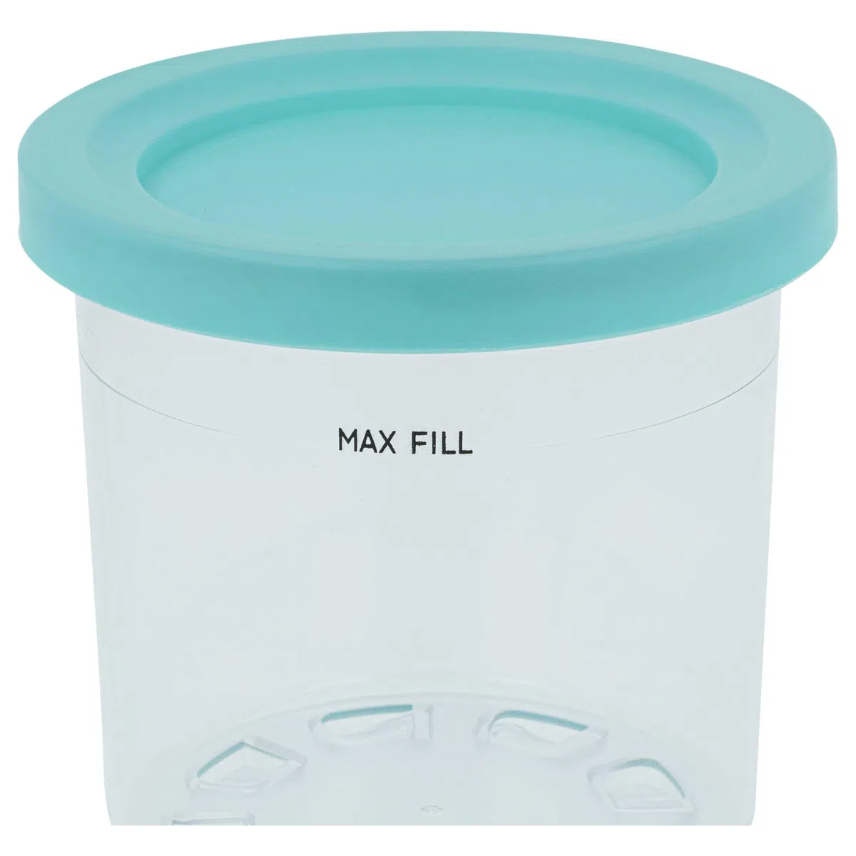 vhbw 4x contenitore 473 ml compatibile con Ninja CREAMI NC301, NC300EU, NC300 gelatiera - vasetto con coperchio, senza BPA, lavabile in lavastoviglie
